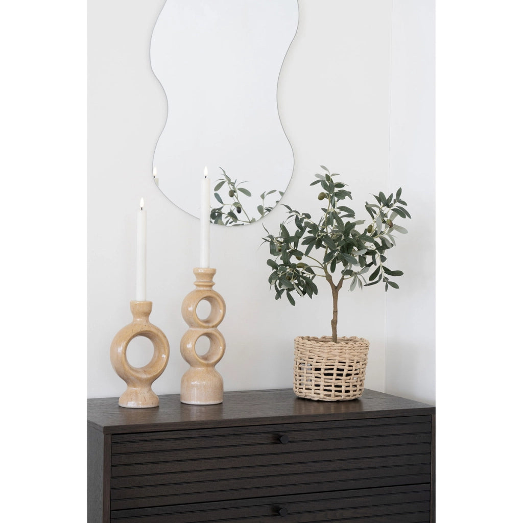 Specchio senza Cornice Palermo, Argento, Vetro, 0,5x40x80 cm
