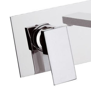 Rubinetto a incasso per lavabo con piastra serie skyline daniel