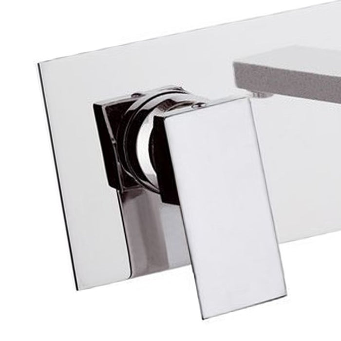 Rubinetto a incasso per lavabo con piastra serie skyline daniel