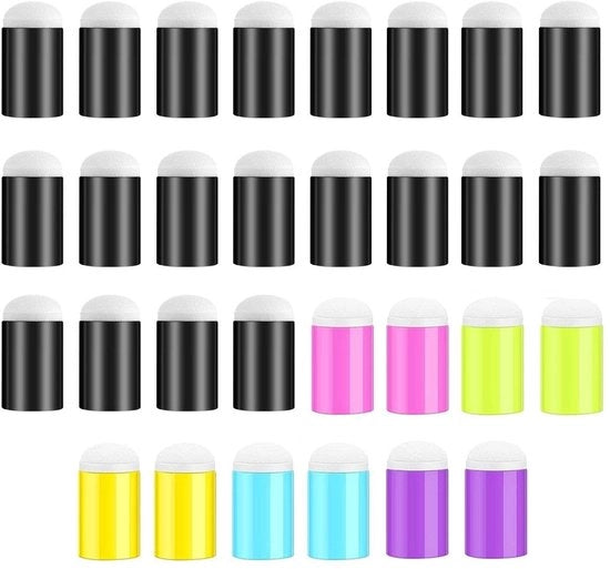 Sponze per dita 30 pezzi - Sponze per dita - Acquerello - Strumenti per verniciare - Sponze per artisti - Duraturo e confortevole - Strumenti per pittura