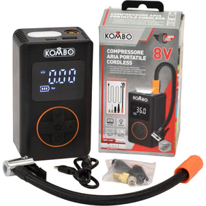 Compressore aria portatile cordless 8v