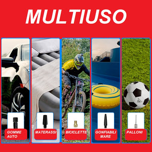 Compressore aria portatile cordless 8v