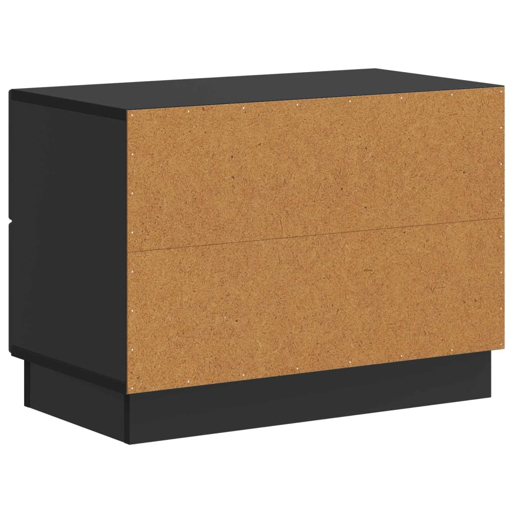 Armadio da Notte Nero 62 x 34,5 x 44,5 cm Legno ingegnerizzato