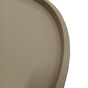 TAVOLO BASSO NEMO D.50XH47CM BEIGE KHAKI.