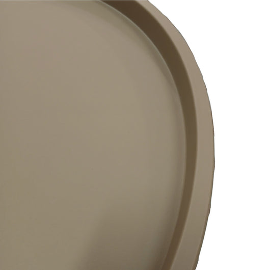 TAVOLO BASSO NEMO D.50XH47CM BEIGE KHAKI.