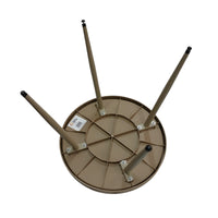 TAVOLO BASSO NEMO D.50XH47CM BEIGE KHAKI.