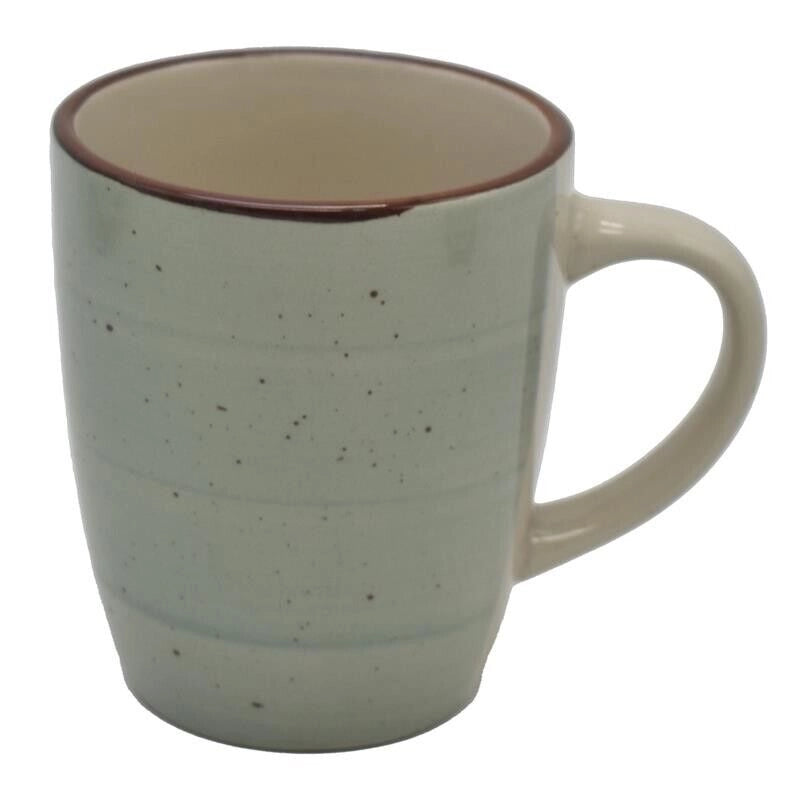 MAURY'S SPOT TAZZA IN CERAMICA DA 360 CC IN COLORE VERDE EFFETTO CEMENTO