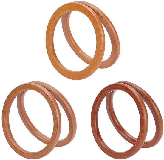 Maniglia di Sostituzione per Borsa in Legno - Manuale - 13,5 cm