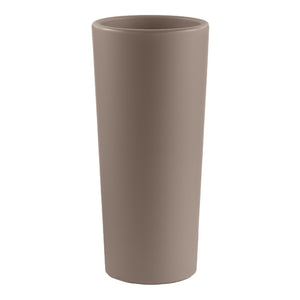 VASO FIORIERA TONDO IN PLS ALTO 85 CM VARI COLORI cache-pot "CLOU" diam. 38 Color: AVANA