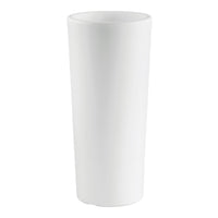 VASO FIORIERA TONDO IN PLS ALTO 85 CM VARI COLORI cache-pot "CLOU" diam. 38 Color: BIANCO