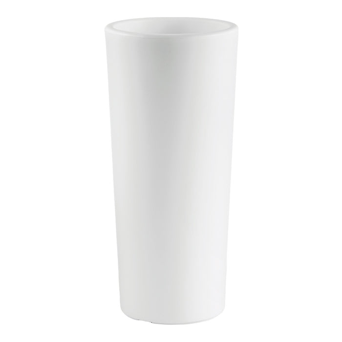 VASO FIORIERA TONDO IN PLS ALTO 85 CM VARI COLORI cache-pot "CLOU" diam. 38 Color: BIANCO