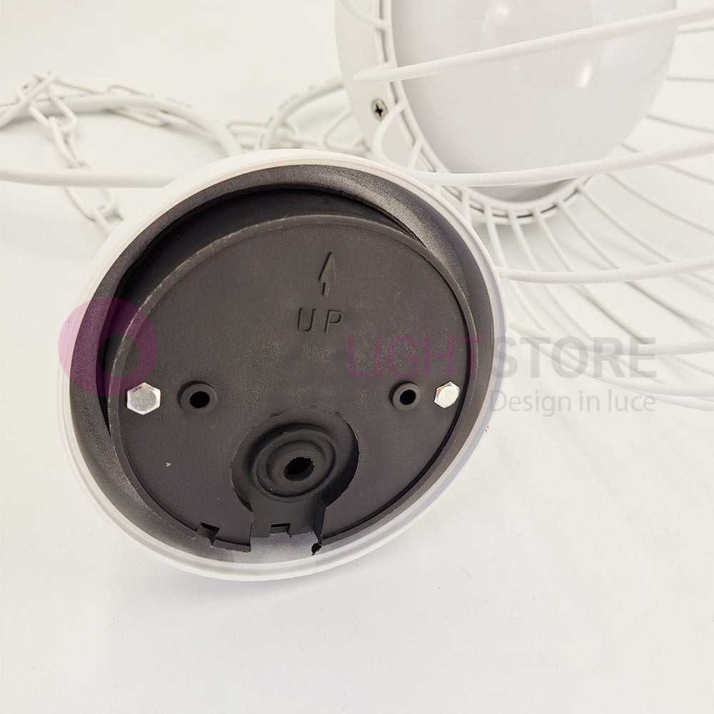 CAGE BIANCO Sospensione LED per Esterno Design Moderno