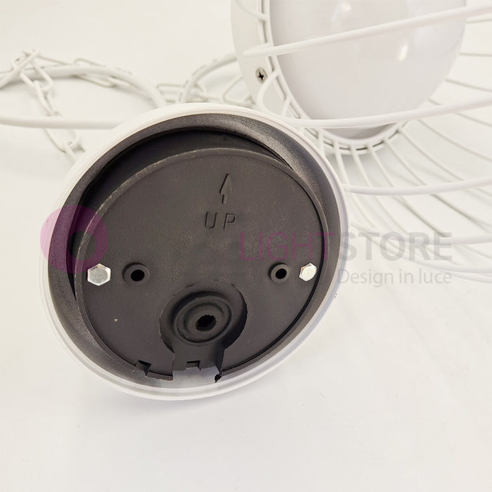 CAGE BIANCO Sospensione LED per Esterno Design Moderno