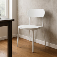 SEDIA AURORA 49X51XH79,5CM BIANCA