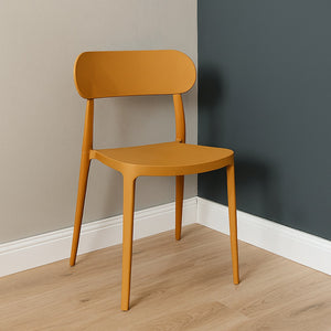 SEDIA AURORA 49X51XH79,5CM GIALLA