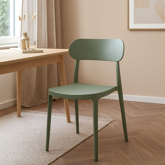 SEDIA AURORA 49X51XH79,5CM VERDE