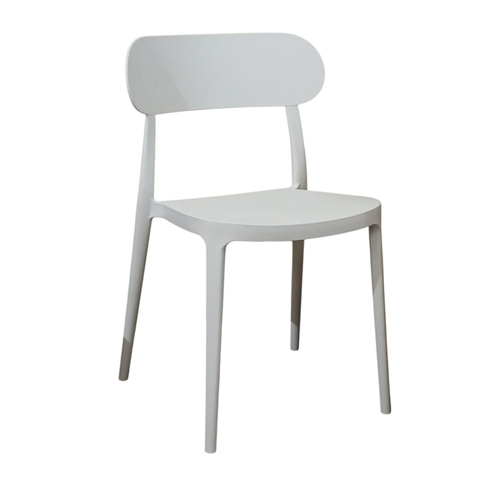 SEDIA AURORA 49X51XH79,5CM BIANCA