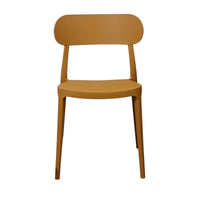 SEDIA AURORA 49X51XH79,5CM GIALLA