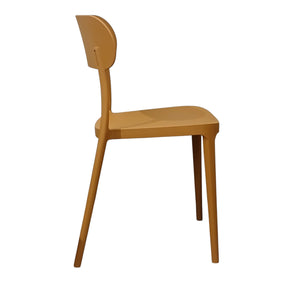 SEDIA AURORA 49X51XH79,5CM GIALLA