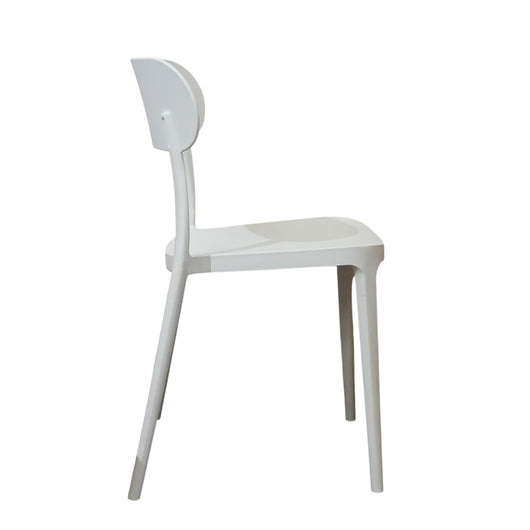 SEDIA AURORA 49X51XH79,5CM BIANCA