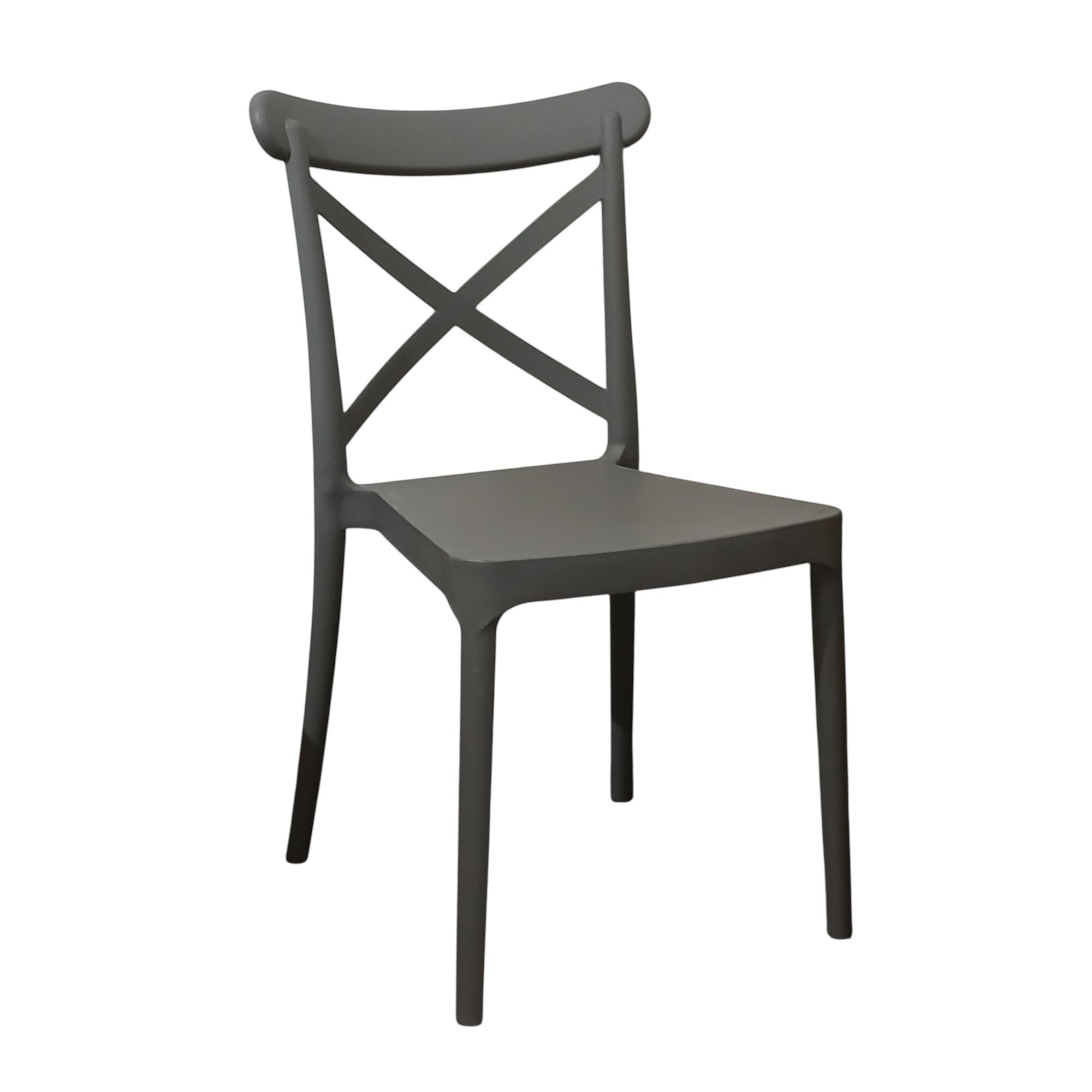 SEDIA DEVA 47X53,5XH81,5CM GRIGIA.