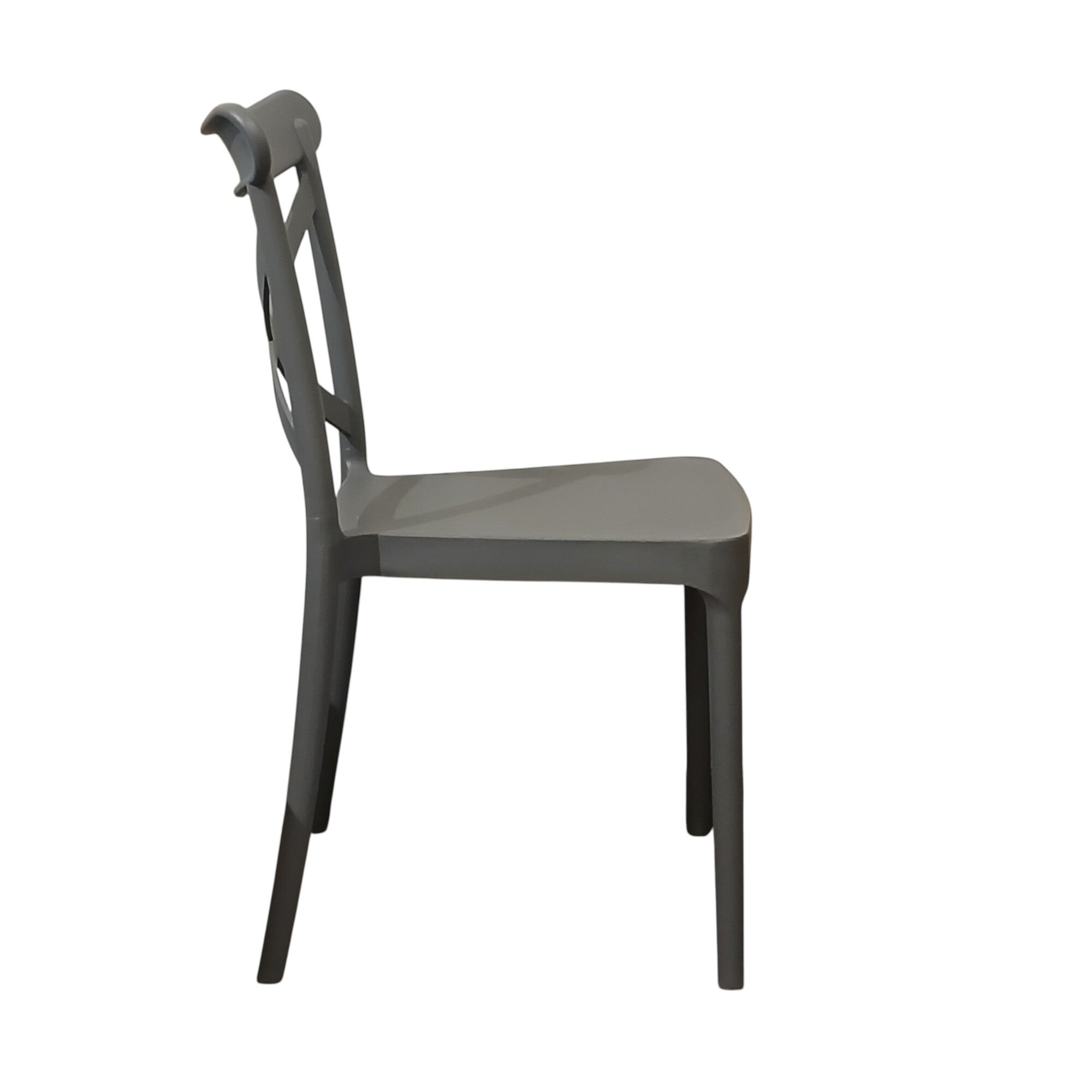 SEDIA DEVA 47X53,5XH81,5CM GRIGIA.