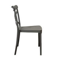 SEDIA DEVA 47X53,5XH81,5CM GRIGIA.