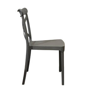 SEDIA DEVA 47X53,5XH81,5CM GRIGIA.