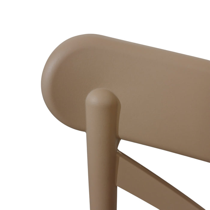 SEDIA DEVA 47X53,5XH81,5CM BEIGE KHAKI.