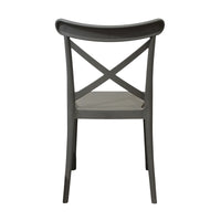 SEDIA DEVA 47X53,5XH81,5CM GRIGIA.