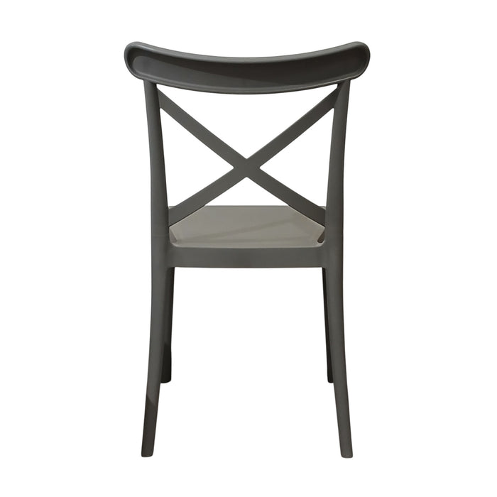 SEDIA DEVA 47X53,5XH81,5CM GRIGIA.