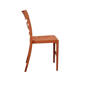 SEDIA CLIZIA 44X51XH84CM ARANCIONE.