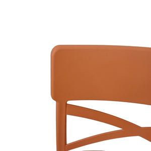 SEDIA CLIZIA 44X51XH84CM ARANCIONE.