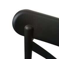 SEDIA DEVA 47X53,5XH81,5CM NERA.