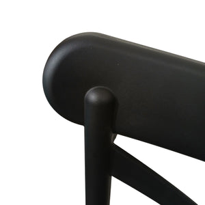 SEDIA DEVA 47X53,5XH81,5CM NERA.