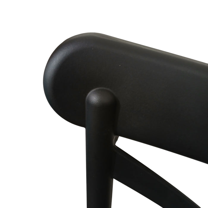 SEDIA DEVA 47X53,5XH81,5CM NERA.