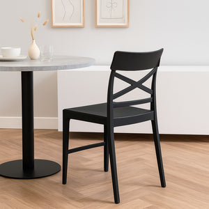 SEDIA CLIZIA 44X51XH84CM NERA