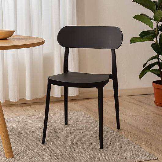 SEDIA AURORA 49X51XH79,5CM NERA