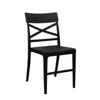 SEDIA CLIZIA 44X51XH84CM NERA