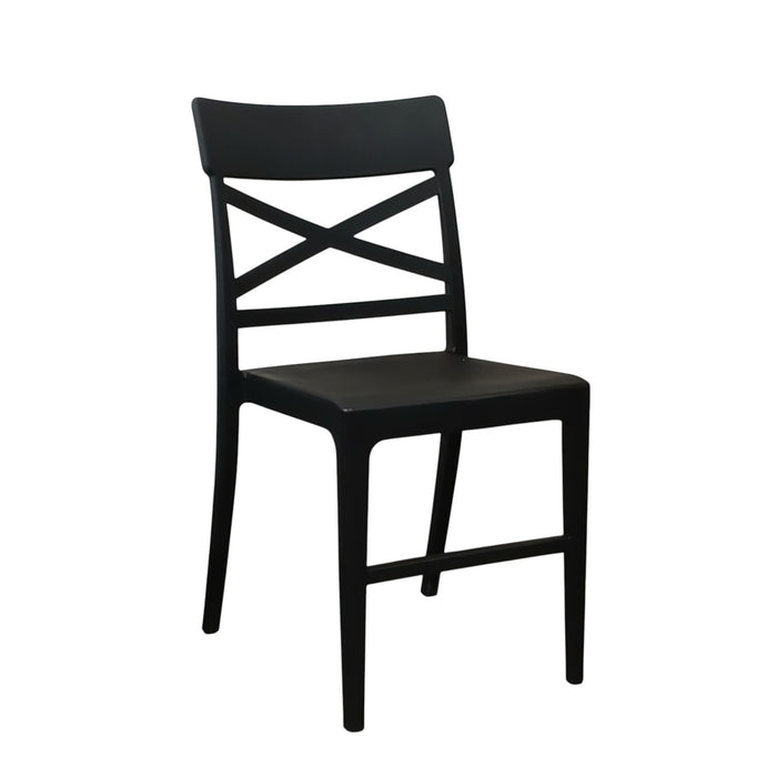 SEDIA CLIZIA 44X51XH84CM NERA