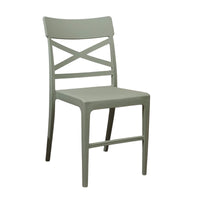 SEDIA CLIZIA 44X51XH84CM VERDE