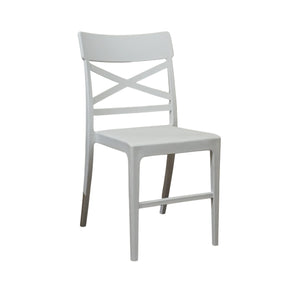 SEDIA CLIZIA 44X51XH84CM BIANCA