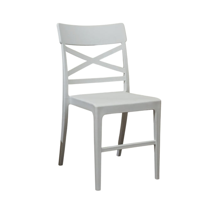 SEDIA CLIZIA 44X51XH84CM BIANCA