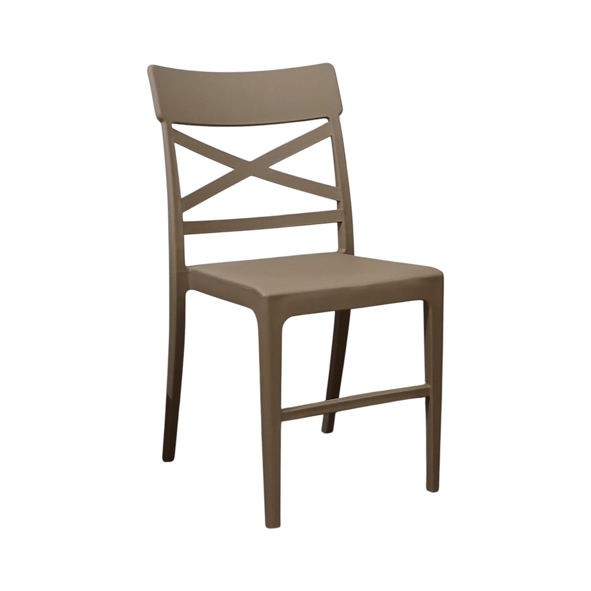 SEDIA CLIZIA 44X51XH84CM BEIGE KHAKI.