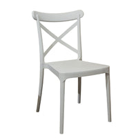 SEDIA DEVA 47X53,5XH81,5CM BIANCA.