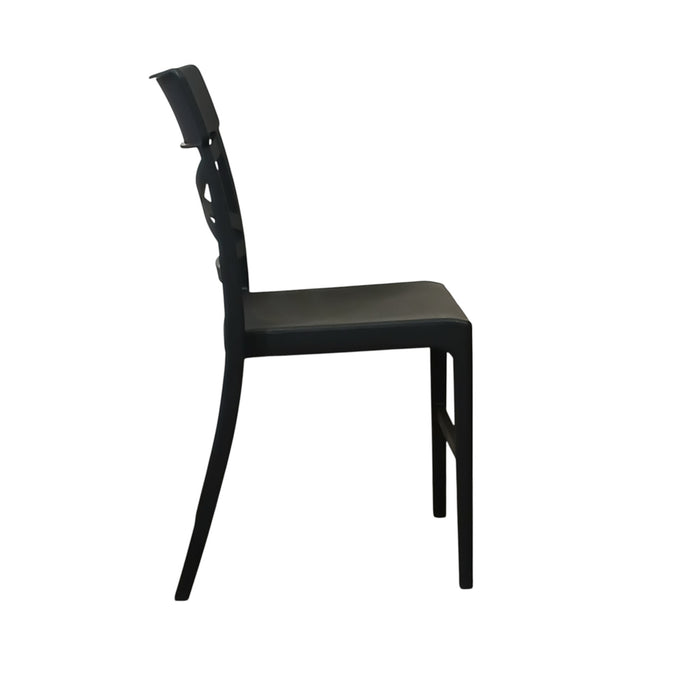 SEDIA CLIZIA 44X51XH84CM NERA