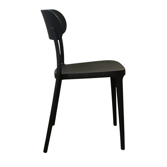 SEDIA AURORA 49X51XH79,5CM NERA