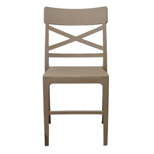 SEDIA CLIZIA 44X51XH84CM BEIGE KHAKI.