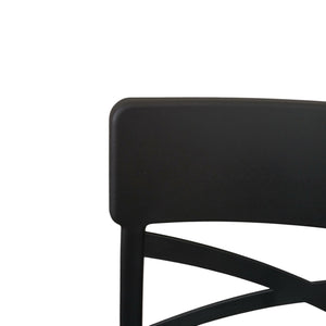 SEDIA CLIZIA 44X51XH84CM NERA