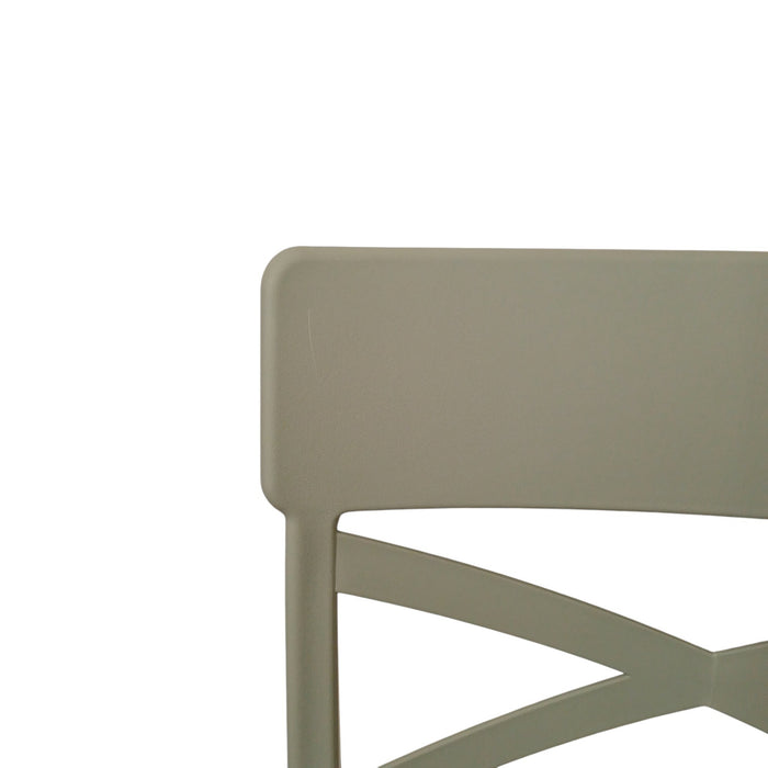 SEDIA CLIZIA 44X51XH84CM VERDE